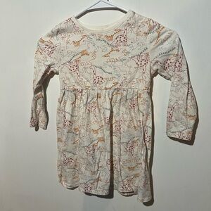 Old Navy Cream and Red Dinosaur Dress